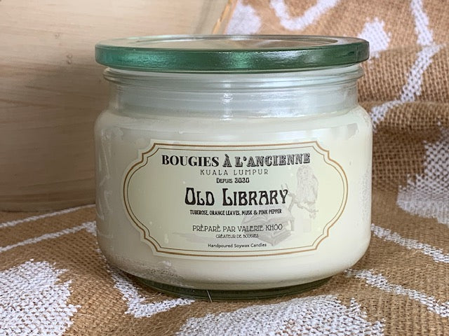 Old Library Candle
